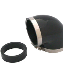 Spectre Performance 8791 Black 3" Low Profile 90° Elbow Boot with 2.5" Insert