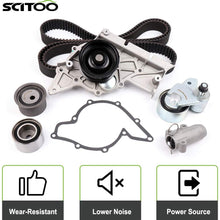 SCITOO Engine Timing Belt Kit Fits 2002-2006 for Audi A4/ A4 Quattro A6/ A6 Quattro 3.0L