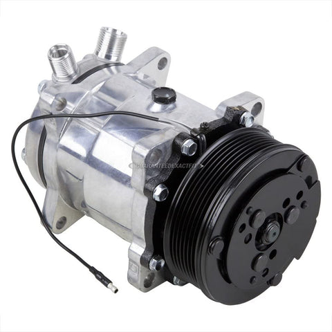 AC Compressor & 7 Groove A/C Clutch Replaces Sanden SD5H14 4514 6629 6669 - BuyAutoParts 60-02100NA New