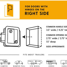 RVLock V4 Keyless Entry Handle w/Integrated Keypad & Fob