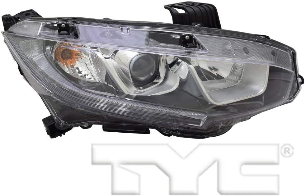 For Honda Civic Non Touring Headlight 2016 2017 2018 Passenger Side Halogen For HO2503173 | 33100-TBA-A01