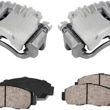 Callahan CCK11428 [2] FRONT Premium Loaded OE Caliper Assembly Set + Quiet Low Dust Ceramic Brake Pads [ SN95 ]