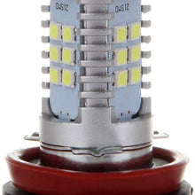 SCITOO White H11 LED Bulbs 30SMD LED Light with Projector for Fog Light Plug and Play Style,4Pcs