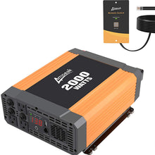 Ampeak 1000W Power Inverter Truck/RV Inverter 12V DC to 110V AC Converter with Dual AC Outlets 2.1A USB Modified Sine Wave Inverter