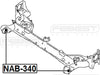 FEBEST NAB-340 Rear Arm Bushing
