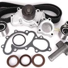Engine Timing Belt Kit with Water Pump, Fit for 3.4L V6 Toyota 4Runner, T100, Tacoma, Tundra with 5VZFE Engine, Replace TKT-025 TKT-007 TCKWP271