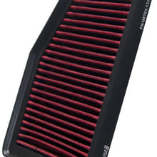 Upgr8 U8701-1310 Hd PRO OEM Replacement High Performance Dry Drop-in Panel Air Filter Red