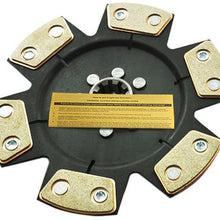 EFT 6-PUCK RIGID CLUTCH RACE DISC FOR 96-99 BMW 328i 328is 528i Z3 2.8L E36 E39 M52