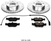 Power Stop K496 Front Brake Kit with Drilled/Slotted Brake Rotors and Z23 Evolution Ceramic Brake Pads