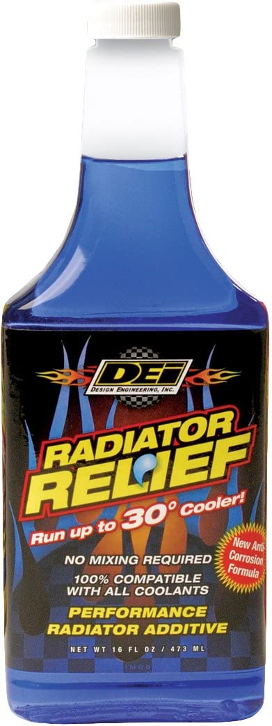 Design Engineering 040200 Radiator Relief Coolant Additive for All Water Cooled Engines, 16 oz.