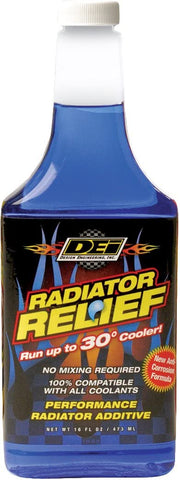 Design Engineering 040200 Radiator Relief Coolant Additive for All Water Cooled Engines, 16 oz.