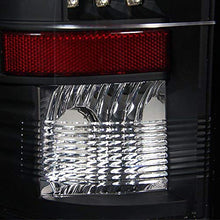 For [Dual LED Halo Ring] 07-13 Silverado Pickup Truck Black Projector Headlights + LED Tail light Set