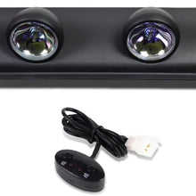 DNA Motoring FL-ZTL-249-CH Universal Clear Lens Roof Mounted Fog Light+Switch