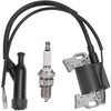 Ignition Coil + Spark Plug For Champion Power 196cc 6.5HP 3500 4000 Watt Gas Engine Generator