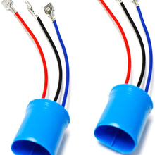 iJDMTOY (2) 9007/9004 to H13/9008 or H4/9003 Polarity Adjustable Conversion Adapter Wiring Kit For Headlight Conversion Retrofit
