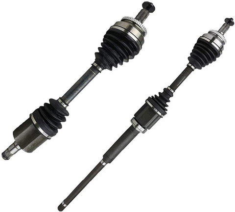 Bodeman - Pair 2 Front CV Axle Shaft Driver and Passenger Side for 2003-2006 Volvo XC70/ 2001-2002 Volvo V70 X/C - L5 2.4L AWD Models