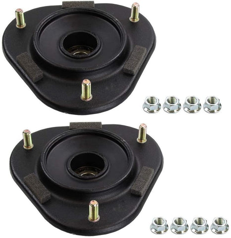 Pair Set of 2 Front Monroe Suspension Strut Mounts Kit For Toyota Corolla Prizm