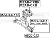 FEBEST MZAB-CX7S Front Control Arm Bushing