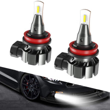 SEALIGHT H8 H11 H16 LED Fog Light Bulb, 5800lumen 6000K Xenon White Super Bright CANBUS LED Lights, Halogen Fog Light Bulb Replacement for Cars Trucks Vans(pack of 2)