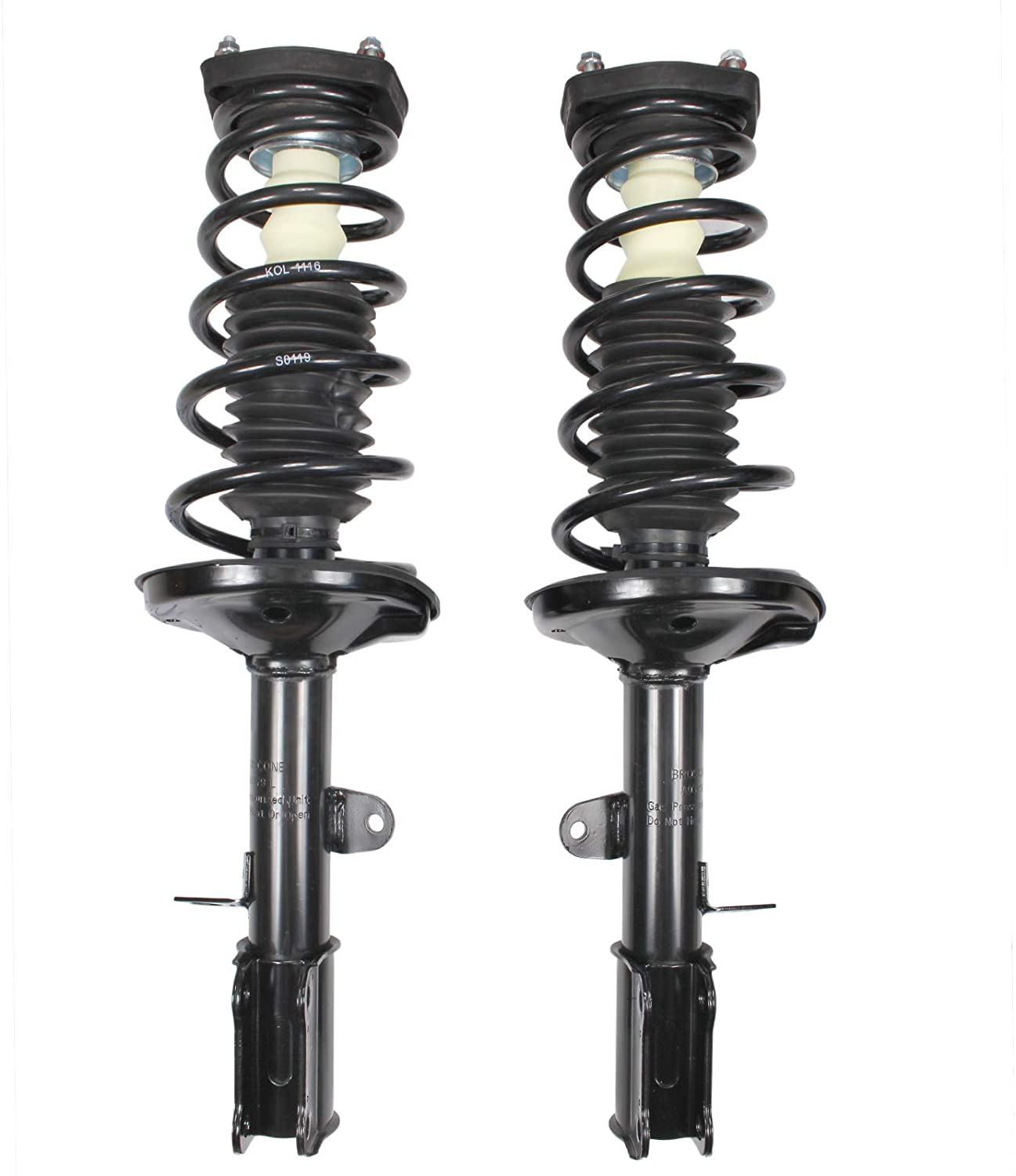 JYJ 2pcs Rear Shock Absorber Struts & Spring Kit Compatible with Chevy Geo Prizm&Toyota Corolla