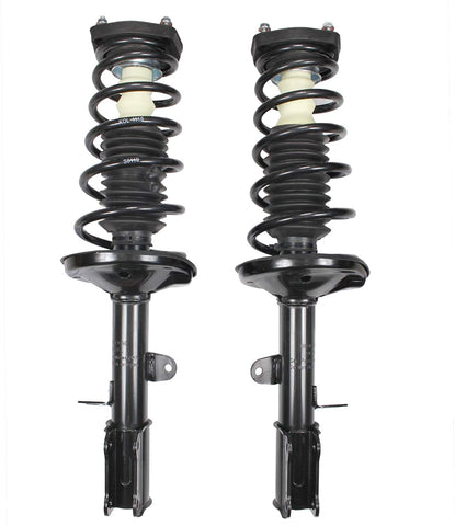 Neutron Set of 2 Rear Suspension Gas Shock Absorber Strut & Springs Compatible with Chevy Geo Prizm& Corolla