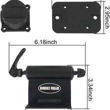 Hooke Road Universal Bike Car Carrier Quick-Release Alloy Fork Lock Alloy Bed | Roof Mount Rack for 1 Bike - Cross Bars not Included