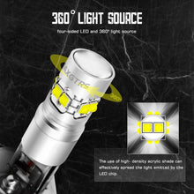 MAXGTRS H1 LED Fog Light CREE Chip,with Condenser Lens,High Performance 1:1 Design - 6000k Xenon White LED Fog Lamp