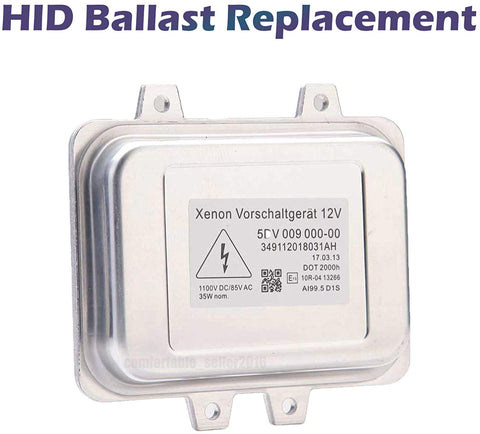 HID Ballast Replacement Xenon Headlight Control Unit Module D1S D1R Bulb Lamp Plug and Play Fits 5DV00900000 5DV 009 000-00 15782392 12767670 For 2008-2014 Mercedes Benz G Class