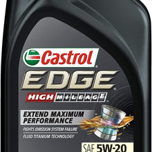 Castrol 03084C Edge 5W-30 Advanced Full Synthetic Motor Oil, 5 Quart