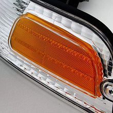 For Ford Crown Victoria Clear Replacement Headlights W/Corner Lamps 4pc Left + Right Pair Set