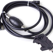 5/16" 8mm Fuel Line Hose Outboard Primer Bulb with Connector Adaptor for Motor Vehicle Marine Boat