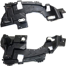 For Mercedes Benz C450 AMG Rear Bumper Bracket 2016 Driver and Passenger Side Pair/Set | Plastic | w/AMG Package | Sedan | MB1162101 + GM1067182 + 2058850100 + 15901539