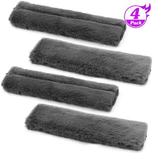 New Star Soft Velvet Car Seat Belt Pads Cover、Protector for Women Adults Kids, Easy to Install and Fixed, Also for Backpack Handbag Golf Bag Camera Bag,4 Pack