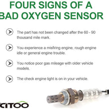 SCITOO Oxygen Sensor 234-4457 1 Upstream and 1 Downstream fit 2002-2008 Mini Cooper 1.6L