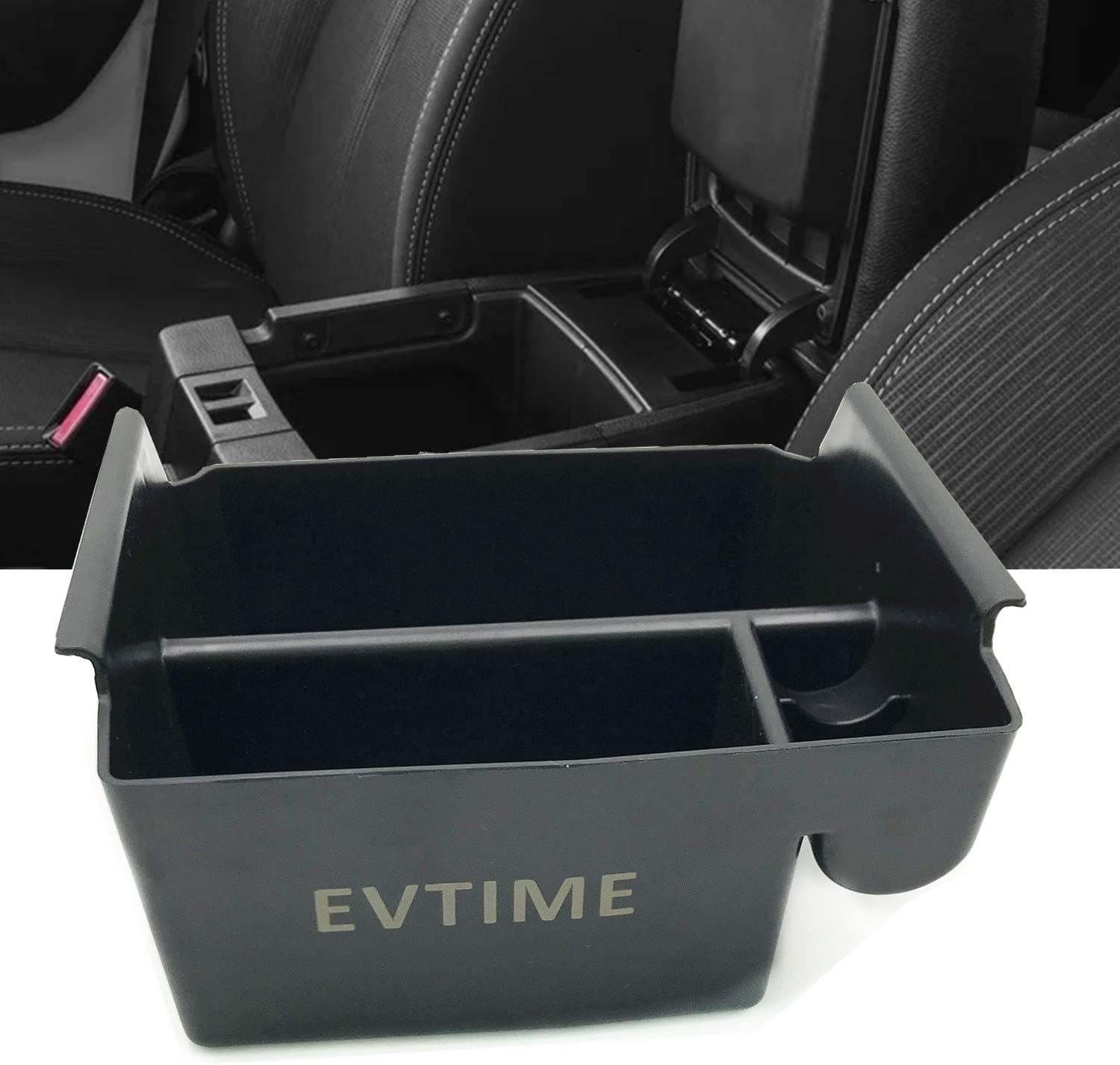 EVTIME for Jeep Wrangler JK and JKU Accessories 2011-2018 Center Console Organizer Tray