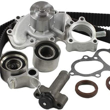 DNJ TBK965WP Timing Belt Kit with Water Pump for 1995-2004 / Toyota / 4Runner, T100, Tacoma, Tundra / 3.4L / DOHC / V6 / 24V / 3378cc / 5VZFE