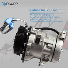 ECCPP A/C Compressor with Clutch Replacement for 2002-2005 Jeep Liberty 3.7L CO 4335C