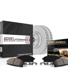 Power Stop CRK206 Coated Brake Rotor & Ceramic Brake Pads- rear