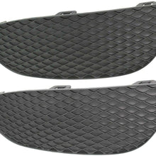New Replacement for OE Set of 2 Bumper Face Bar Grilles Front Driver & Passenger Side Coupe Pair