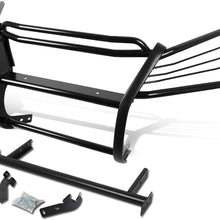 Replacement for 07-11 Honda CRV RE Front Bumper Protector Brush Grille Guard (Black) (Black)