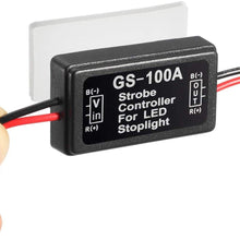 BlyilyB 12V-24V Flash Strobe Controller Flasher Module for 3rd LED Brake Lamp Tail Stop Lamp (Pack of 4)