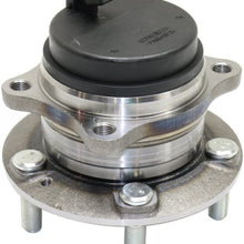 Wheel Hub and Bearing compatible with 2007-2016 Hyundai Santa Fe Rear Left or Right FWD With ABS Sensor Studs