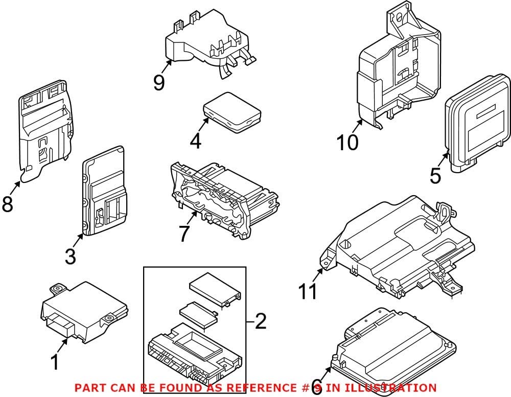 Genuine OEM HVAC Control Module Bracket for Audi 8W0907368