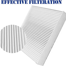 2 Pack White FD811 Cabin air filter for Mazda 3,6,CX-5, Replacement for CF11811,KD45-61-J6X