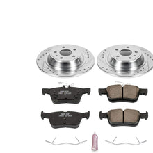 Power Stop K6559 Rear Brake Kit with Drilled/Slotted Brake Rotors and Z23 Evolution Ceramic Brake Pads