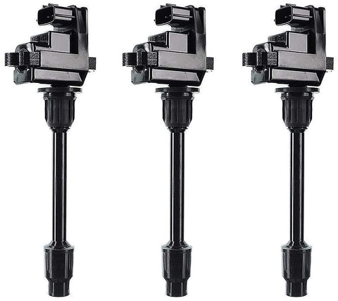 A-Premium Ignition Coils Pack Compatible with Infiniti I30 1996-1999 Nissan Maxima 1995-1999 3.0L Rear Bank only 3-PC Set