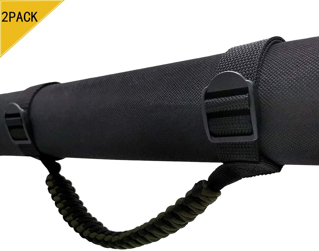 2Pcs Roll Bar Grab Handles Grip Handles Universal fit for Jeep Wrangler YJ TJ JK JKU JL JLU Sports Sahara Freedom Rubicon X & Unlimited 1995-2020 Black/Olive