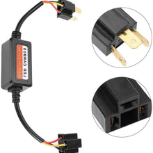 Aramox Headlight Decoder, 2pcs H4 9003 LED Headlight Canbus Error Free Anti-interference Error Canceler Resistor Decoder