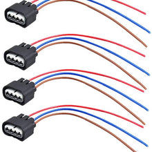 labwork 4 pcs New Ignition Coil Female Connector Plug Harness fit for Toyota Lexus 2AZFE 1ZZFE