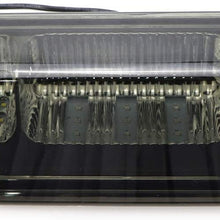 Sanzitop Fit for 2004-2008 Ford F-150, 2007-2010 Ford Explorer Sport Trac, 2006-2008 Lincoln Mark LT Rear High Mount 3rd Third Brake Light Cargo Lamp (Chrome Housing Smoke Lens)
